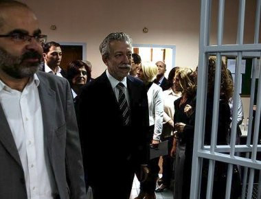 Εγκαίνια της πρώτης αγροτικής φυλακής γυναικών στον Ελεώνα Θηβών από τον Στ. Κοντονή